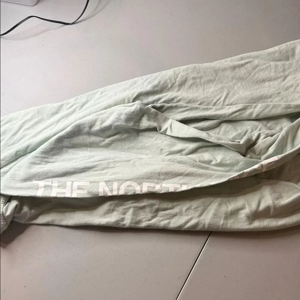 The North Face Men's Light Green Tee Long Sleeve